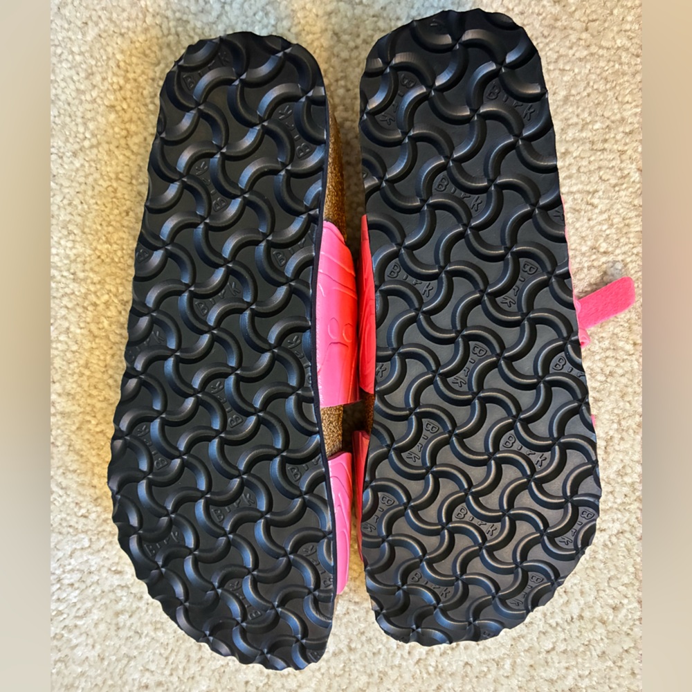 Birki’s Moorea Soft Coral Pink Sandals 37 US 6 - Picture 7 of 10